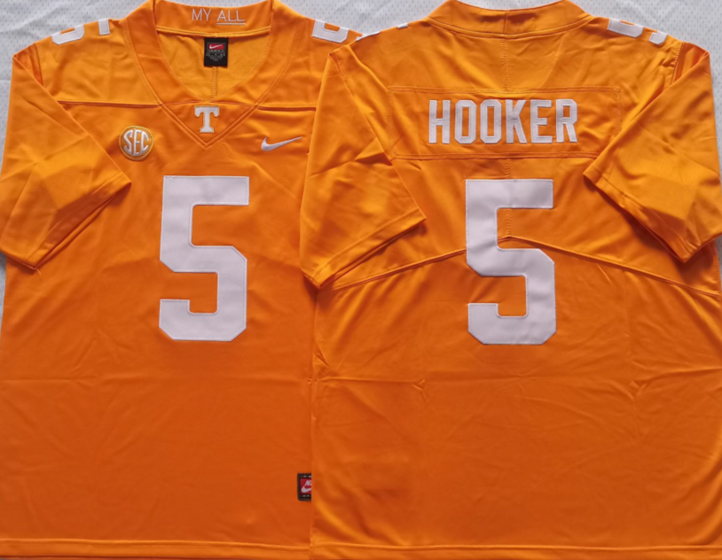 Men's Tennessee Volunteers Hendon Hooker #5 Orange Jersey